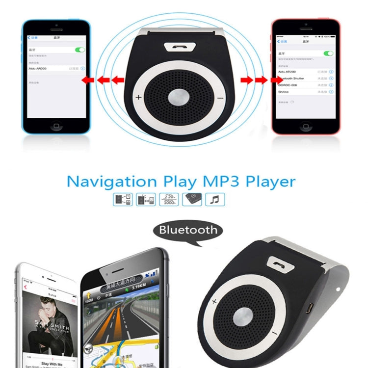 T821 Tour Bluetooth In-Car Speakerphone - Car MP3 & MP4 & MP5 by PMC TechLife | Online Shopping South Africa | PMC TechLife