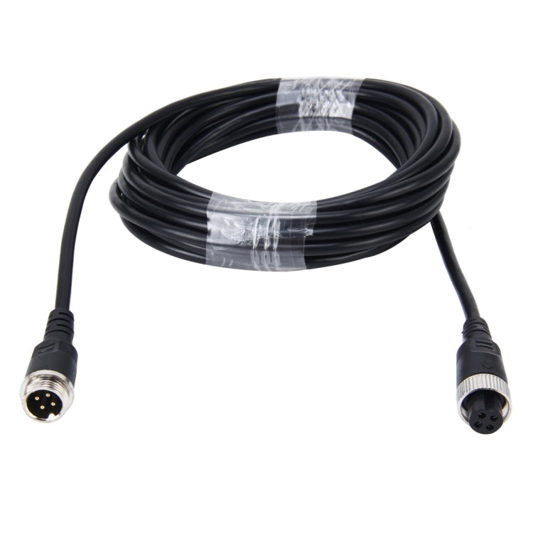 5m M12 4P Aviation Connector Video Audio Extend Cable for CCTV Camera DVR - DIY Cables by PMC TechLife | Online Shopping South Africa | PMC TechLife
