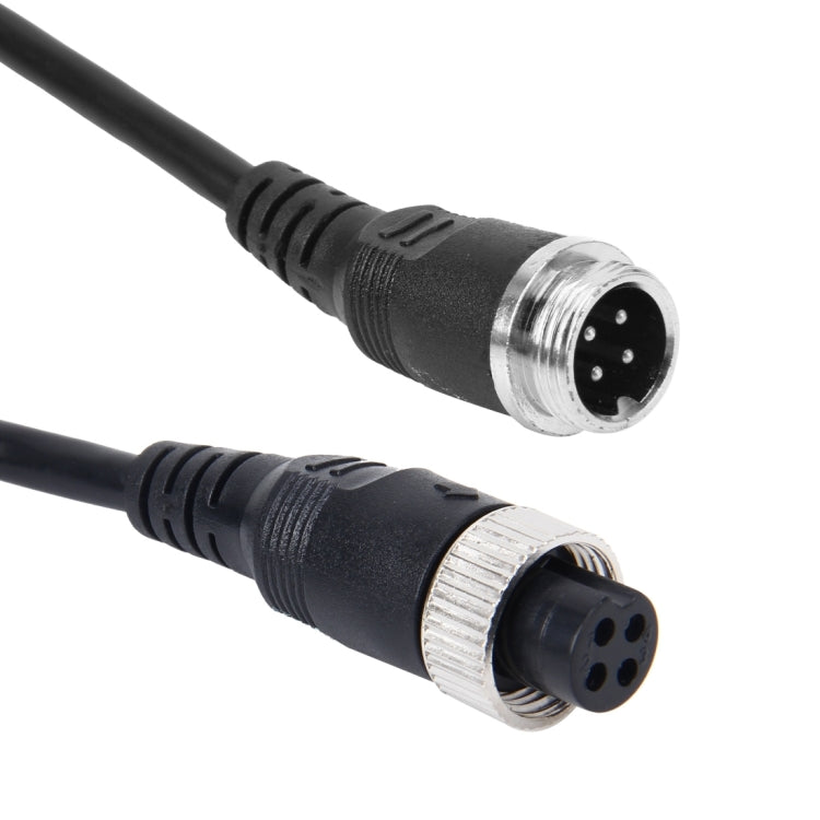 5m M12 4P Aviation Connector Video Audio Extend Cable for CCTV Camera DVR - DIY Cables by PMC TechLife | Online Shopping South Africa | PMC TechLife