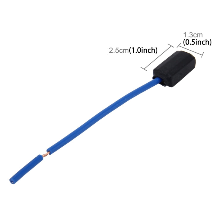 2 PCS H1/H3 Car Auto LED Bulb Ceramic Insulation Socket Holder (No Including Light) - Wires by PMC TechLife | Online Shopping South Africa | PMC TechLife | Buy Now Pay Later Mobicred