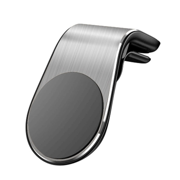 Car Metal Magnetic Air Outlet Mobile Phone Holder Bracket (Silver) - Car Holders by PMC TechLife | Online Shopping South Africa | PMC TechLife