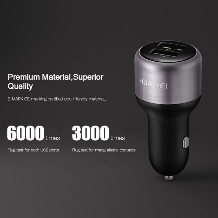 Original Huawei CP31 18W Max Dual USB Port Fast Charging Car Charger (Grey) - Car Charger by Huawei | Online Shopping South Africa | PMC Jewellery | Buy Now Pay Later Mobicred