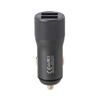 REMAX RCC221 Retour Series QC3.0 Dual USB Car Charger(Tarnish) - Car Charger by REMAX | Online Shopping South Africa | PMC Jewellery