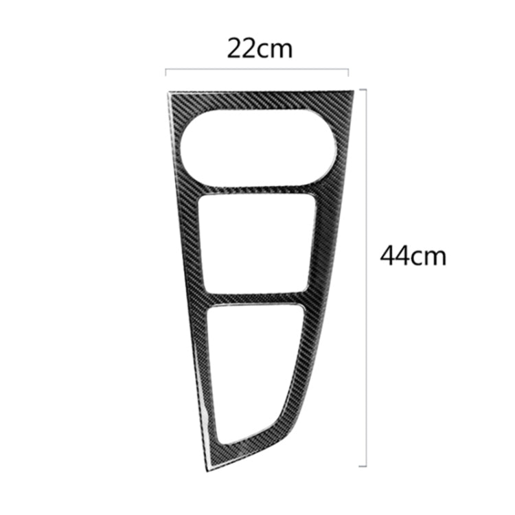 Car Carbon Fiber Gear Position Panel Decorative Sticker for Audi 2017-2018 A4L / 2017-2018 A5 / 2016-2017 A4 B9, Left Drive - Car Interior Mouldings by PMC TechLife | Online Shopping South Africa | PMC TechLife