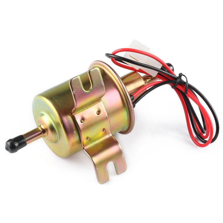 HEP-02A Universal Car 24V Fuel Pump Inline Low Pressure Electric Fuel Pump (Silver) - Engine Fittings by PMC TechLife | Online Shopping South Africa | PMC TechLife