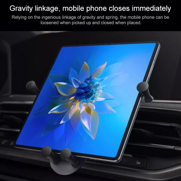 Original Huawei Folding Mobile Phone Car Holder for Huawei Mate X2 / Mate Xs / Mate X (Black) - Car Holders by Huawei | Online Shopping South Africa | PMC Jewellery | Buy Now Pay Later Mobicred