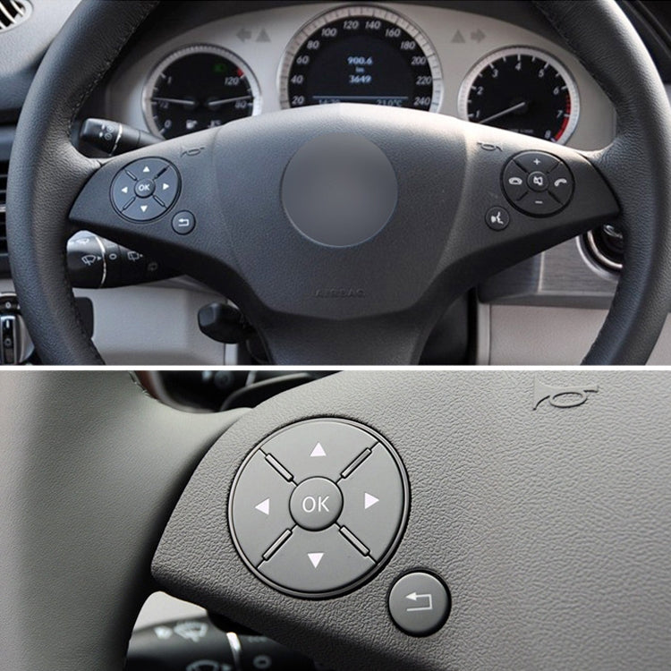 Car Right Side Steering Wheel Switch Buttons Panel for Mercedes-Benz W204 2007-2014, Left Driving(Black) - Car Switches by PMC TechLife | Online Shopping South Africa | PMC TechLife | Buy Now Pay Later Mobicred