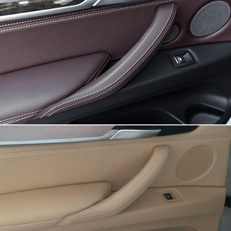 Car Left Side Inside Doors Handle Pull Trim Cover for BMW X5 / X6, Left Driving (Black) - Door Handles by PMC TechLife | Online Shopping South Africa | PMC TechLife