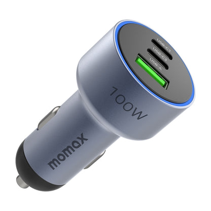 MOMAX UC17E 100W USB-C / Type-C x 2 + USB Three Ports Car Charger - Car Charger by MOMAX | Online Shopping South Africa | PMC Jewellery | Buy Now Pay Later Mobicred