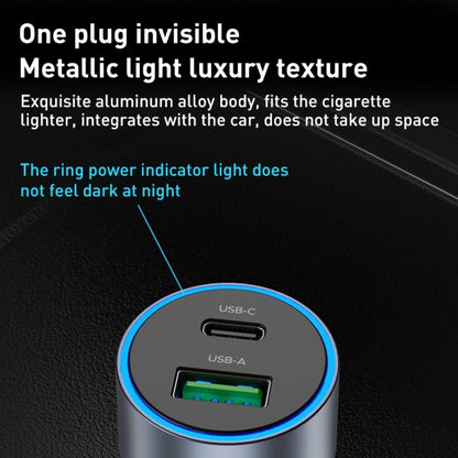 MOMAX UC16E 67W USB-C / Type-C + USB Dual Ports Car Charger - Car Charger by MOMAX | Online Shopping South Africa | PMC Jewellery