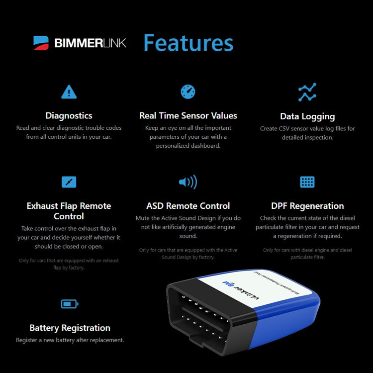 VLINKER BM V2.2 Bluetooth 3.0 Android Phone Car OBD Fault Diagnosis Detector - Code Readers & Scan Tools by PMC Jewellery | Online Shopping South Africa | PMC Jewellery