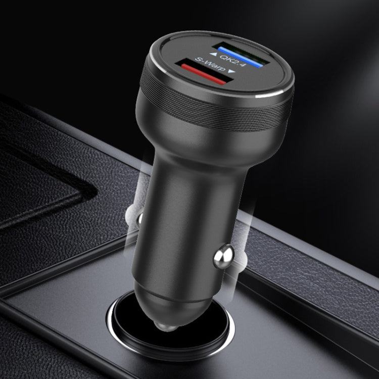 DASH / WARP 30W Car Flash Charger for OnePlus (Red) - Car Charger by PMC TechLife | Online Shopping South Africa | PMC TechLife