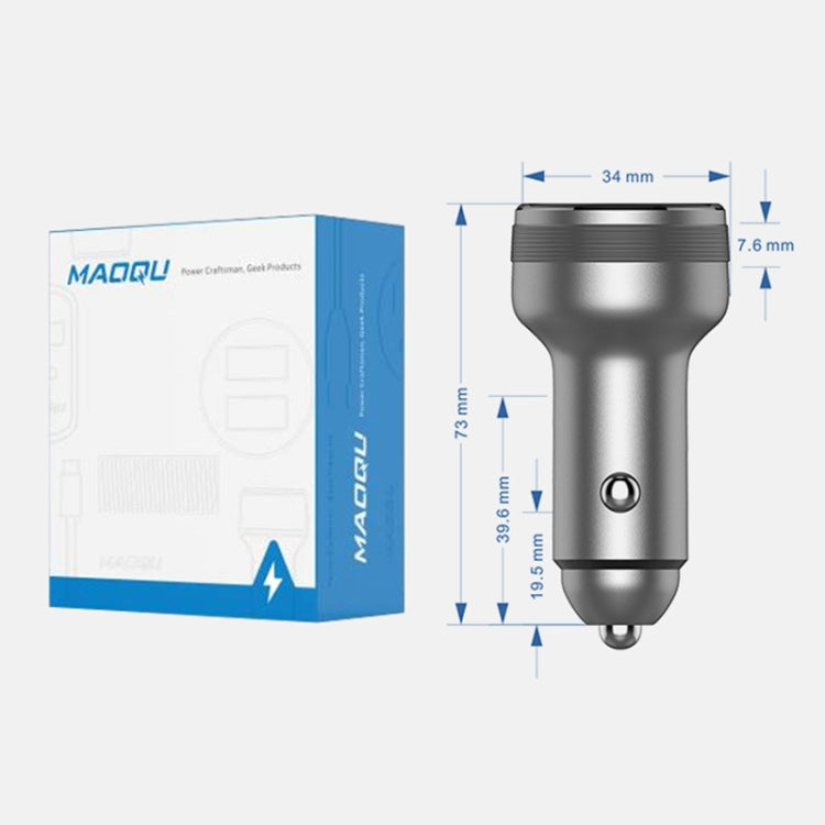 Dual USB 66W Car Flash Charger for OPPO / Huawei (Red) - Car Charger by PMC TechLife | Online Shopping South Africa | PMC TechLife
