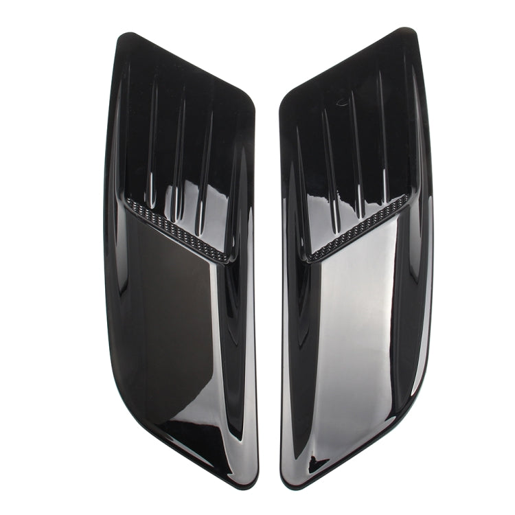 2 PCS Car Decorative Air Flow Intake Scoop Bonnet Side Fender Vent Hood Set for Ford Mustang 2015-2017, Bright Black - Decorative Sticker by PMC Jewellery | Online Shopping South Africa | PMC Jewellery