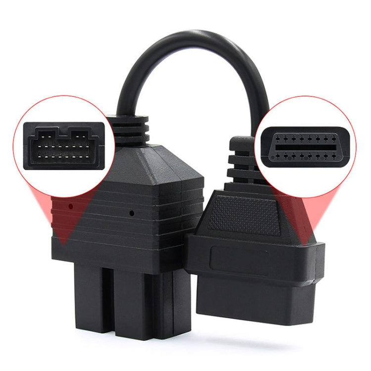 20Pin to 16Pin Car OBD Conversion Cable for Kia - Cables & Connectors by PMC TechLife | Online Shopping South Africa | PMC TechLife