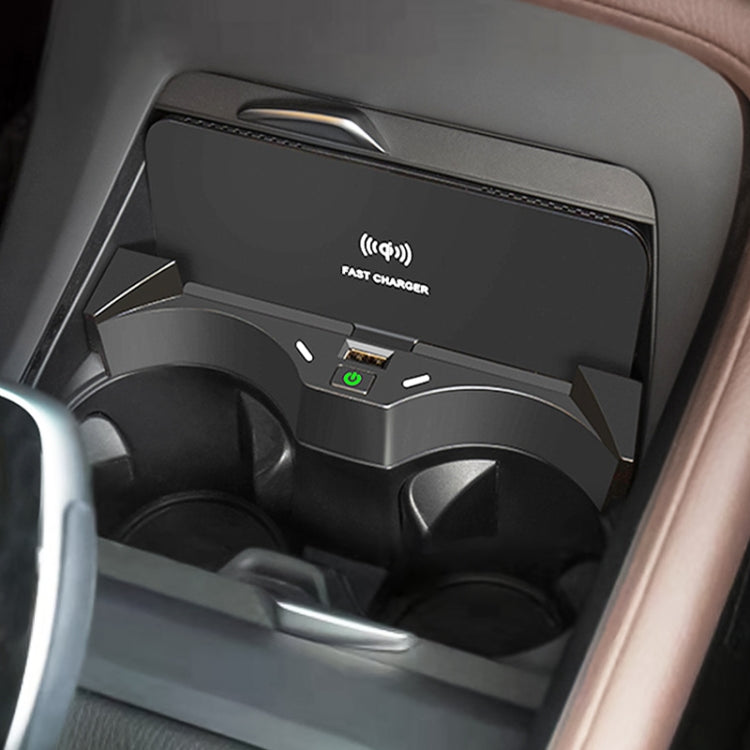 HFC-1012 Car Qi Standard Wireless Charger 10W Quick Charging for BMW X1 2016-2019, Left Driving - Wireless Charging Pads by PMC TechLife | Online Shopping South Africa | PMC TechLife