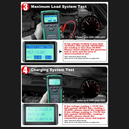 DUOYI DY2015A Car 12V 24V Digital CCA Load Battery Charging Digital Capacity Tester - Electronic Test by DUOYI | Online Shopping South Africa | PMC Jewellery | Buy Now Pay Later Mobicred