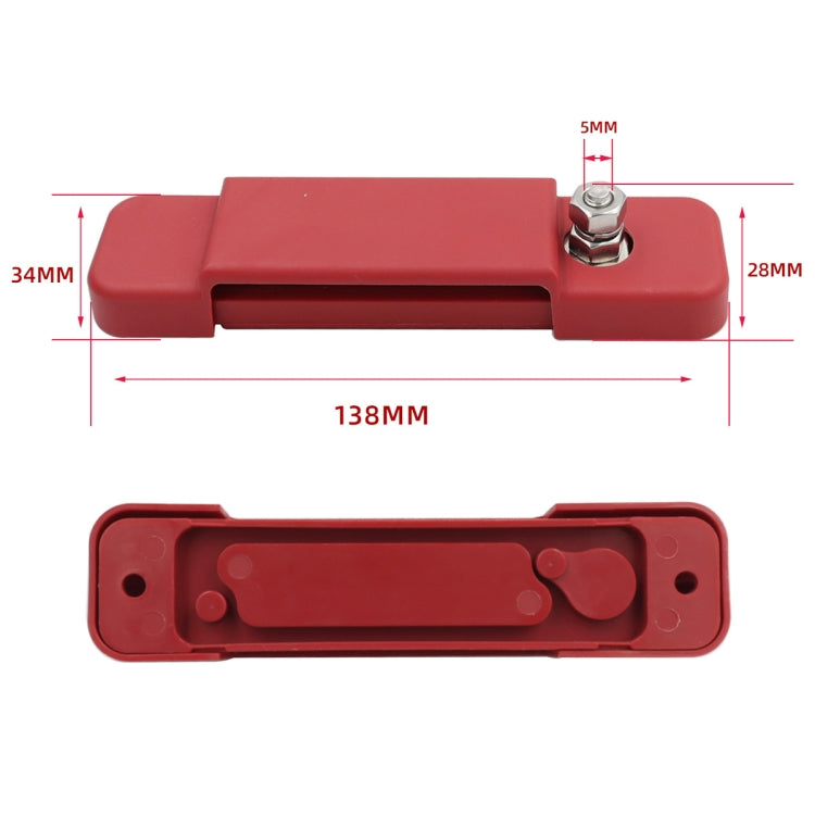 48V 180A 12 Way Power Distribution Terminal Block Battery Bus Bar Set - Fuse by PMC Jewellery | Online Shopping South Africa | PMC Jewellery