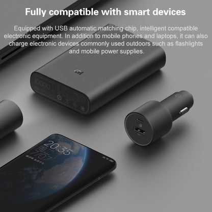 Original Xiaomi CC07ZM 100W Dual Ports USB + USB-C / Type-C Car Charger Fast Charging Version 1A1C - Car Charger by Xiaomi | Online Shopping South Africa | PMC Jewellery | Buy Now Pay Later Mobicred