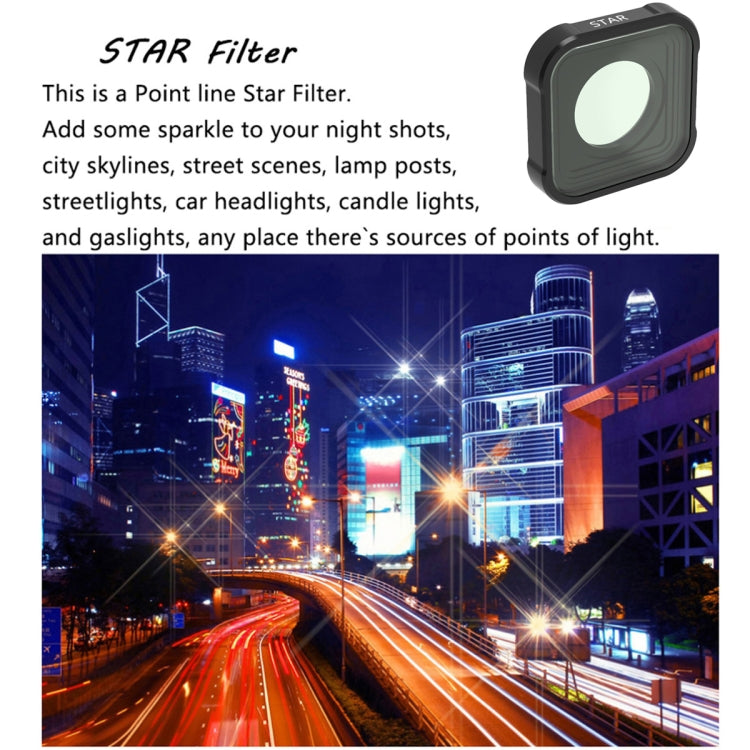 JSR KB Series STAR+CPL+NIGHT+ND8+ND16+ND32 Lens Filter for GoPro HERO13 Black /12 Black /11 Black /10 Black /9 Black - Lens Filter by JSR | Online Shopping South Africa | PMC Jewellery | Buy Now Pay Later Mobicred