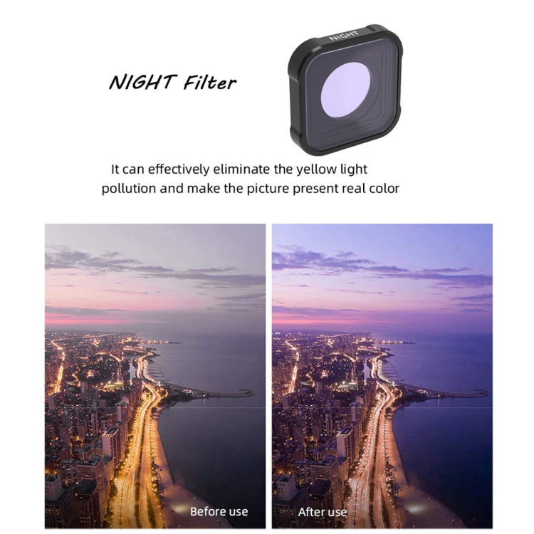 JSR KB Series STAR+CPL+NIGHT+ND8+ND16+ND32 Lens Filter for GoPro HERO13 Black /12 Black /11 Black /10 Black /9 Black - Lens Filter by JSR | Online Shopping South Africa | PMC Jewellery | Buy Now Pay Later Mobicred