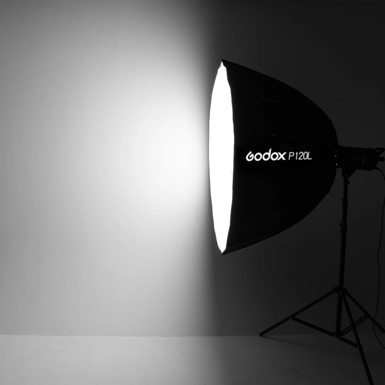 Godox P120L Diameter 120cm Parabolic Softbox Reflector Diffuser for Studio Speedlite Flash Softbox(Black) - free shipping - PMC TechLife - Order now!