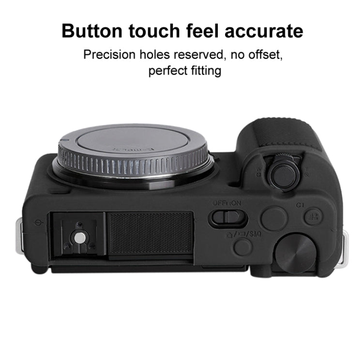 For Sony ZV-E10 Soft Silicone Protective Case (Black) - Protective Case by PMC TechLife | Online Shopping South Africa | PMC TechLife