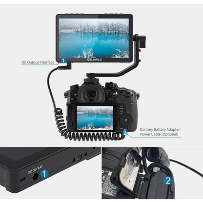 FEELWORLD F5 Pro V4 6 inch Touch Screen DSLR Camera Field Monitor 3D LUT 4K HDMI Input Output Tilt Arm - On-camera Monitors by FEELWORLD | Online Shopping South Africa | PMC Jewellery | Buy Now Pay Later Mobicred