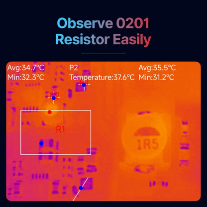 InfiRay P2 Pro Type-C Smartphones Thermal Camera Night Vision Infrared Thermal Imager with Magnetic Macro Lens (Grey) - Thermal Cameras by InfiRay | Online Shopping South Africa | PMC Jewellery | Buy Now Pay Later Mobicred