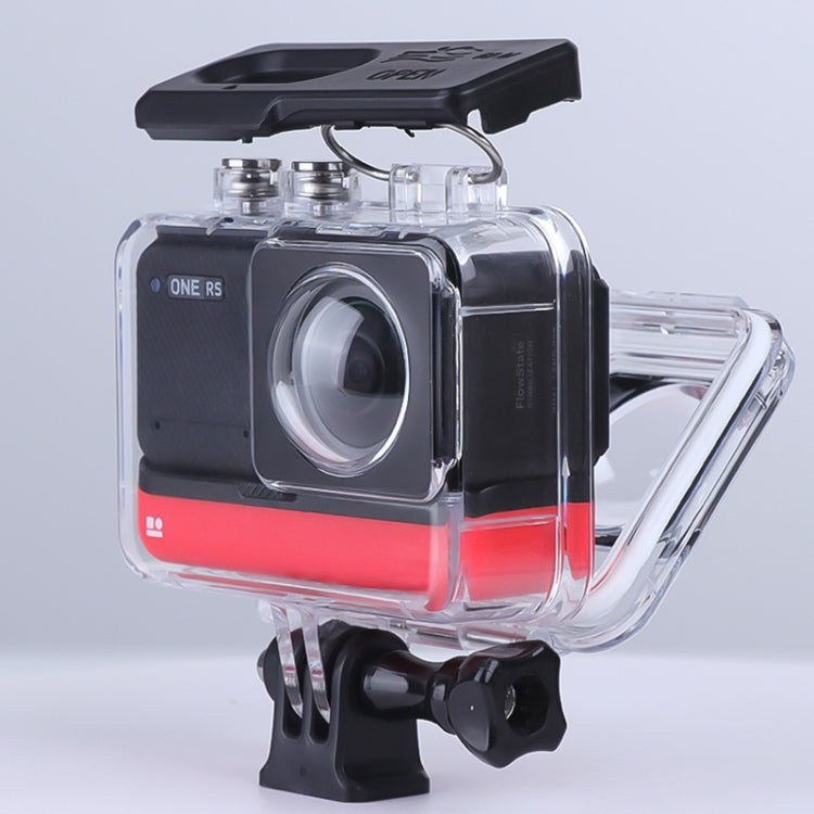 For Insta360 One RS 360 Edition 60m Underwater Depth Diving Case Waterproof Housing(Transparent) - Case & Bags by PMC TechLife | Online Shopping South Africa | PMC TechLife
