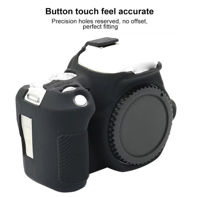 For Canon EOS 250D Soft Silicone Protective Case (White) - Protective Case by PMC TechLife | Online Shopping South Africa | PMC TechLife