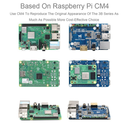 Raspberry Pi CM4 To 3B Adapter for Raspberry Pi 3 Model B/B+ - Modules Expansions Accessories by WAVESHARE | Online Shopping South Africa | PMC Jewellery | Buy Now Pay Later Mobicred