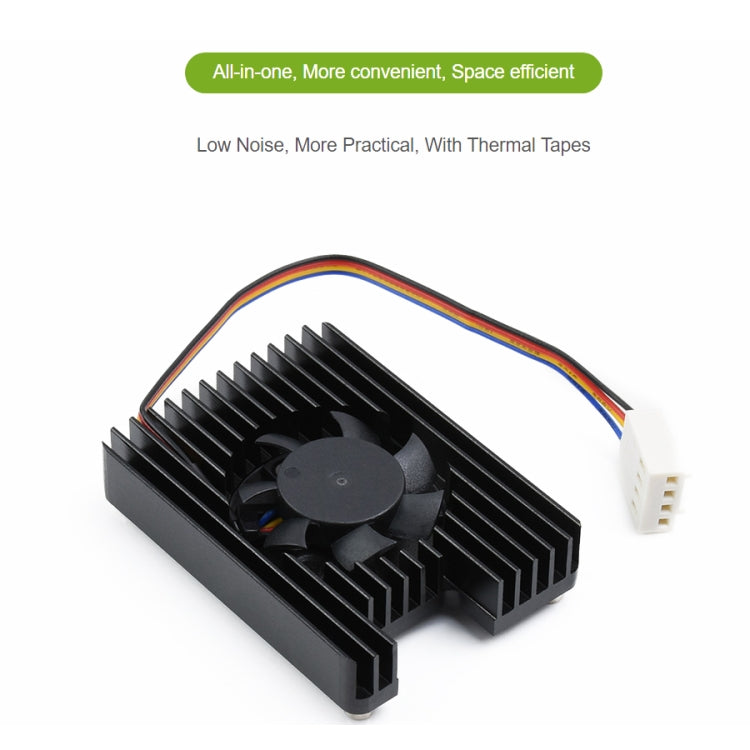 Waveshare Dedicated All-in-One 3007 Cooling Fan for Raspberry Pi CM4, Speed Adjustable, with Thermal Tapes - free shipping - PMC TechLife - Order now!
