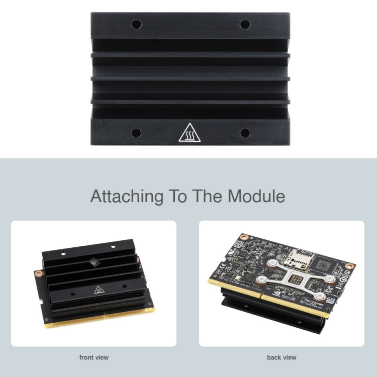Official Heatsink for Jetson Nano(Black) - free shipping - PMC TechLife - Order now!