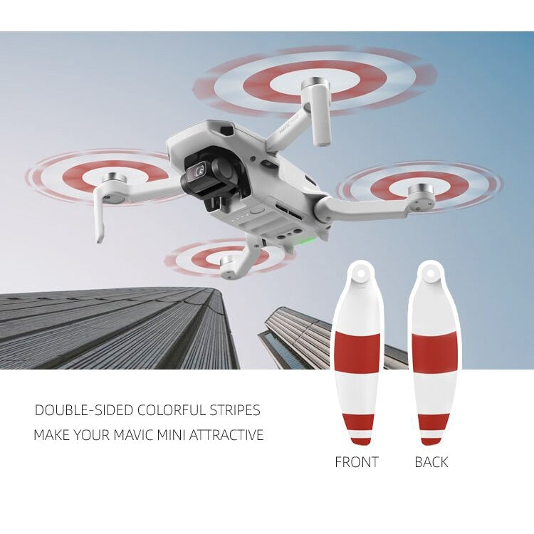 8PCS/Set Sunnylife 4726F Low Noise Quick-release Wing Propellers for DJI Mavic Mini 1(Silver) - free shipping - PMC TechLife - Order now!