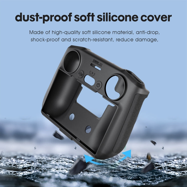 STARTRC Silicone Shockproof Anti-scratch Case for DJI Mini 3 Pro Remote Control(Black) - Carry Cases & Bags by STARTRC | Online Shopping South Africa | PMC TechLife | Buy Now Pay Later Mobicred