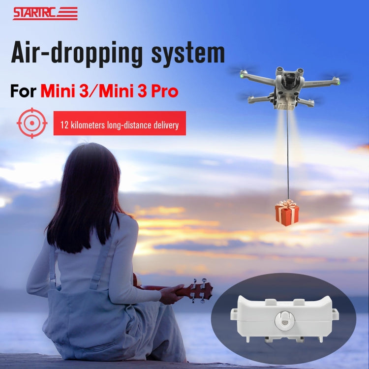 For DJI Mini 3 / Mini 3 Pro STARTRC Air-Dropping System Thrower Parabolic Bracket (Grey) - Other by STARTRC | Online Shopping South Africa | PMC Jewellery | Buy Now Pay Later Mobicred