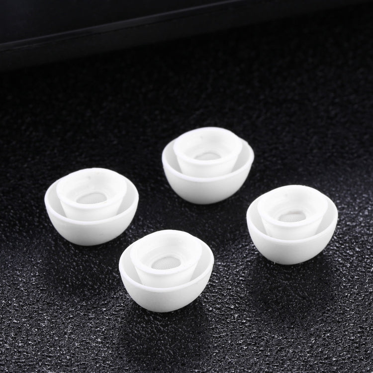 2 Pairs Soft Silicone Ear Caps with Net for AirPods Earphones, Size:M - Anti-dust & Ear Caps by PMC TechLife | Online Shopping South Africa | PMC TechLife