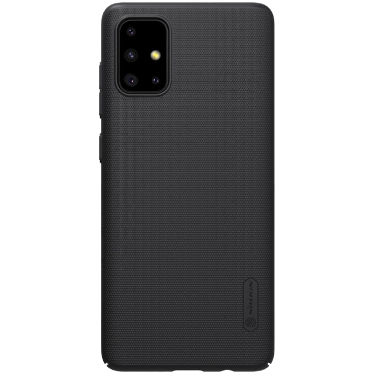 For Samsung Galaxy A51 NILLKIN Frosted Concave-convex Texture PC Case(Black) - Galaxy Phone Cases by NILLKIN | Online Shopping South Africa | PMC Jewellery