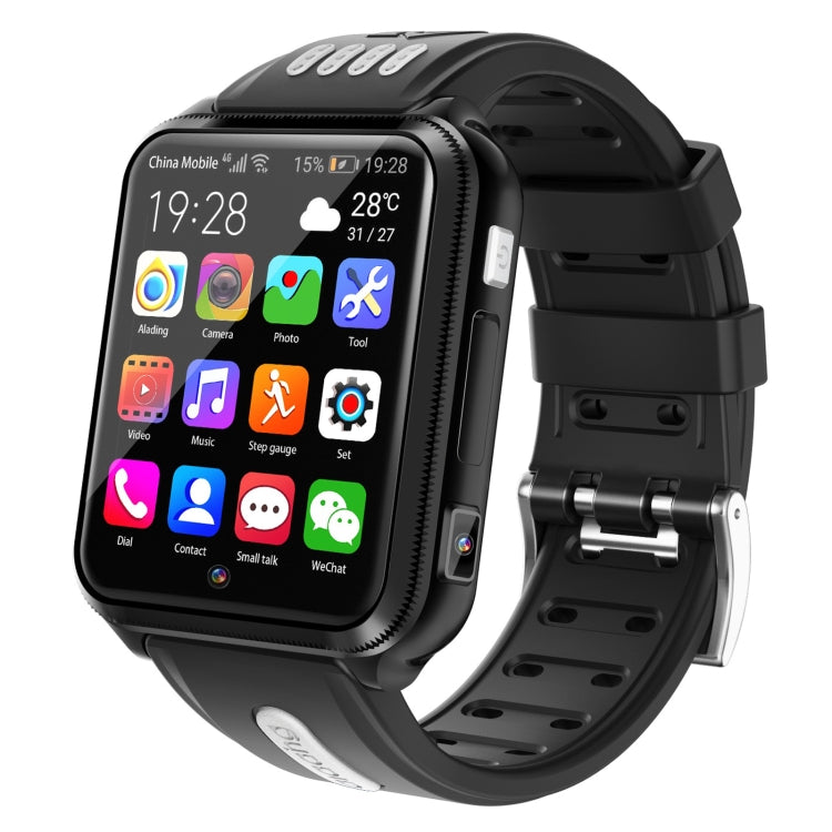 H1 1.54 inch Full-fit Screen Dual Cameras Smart Phone Watch, Support SIM Card / GPS Tracking / Real-time Trajectory / Temperature Monitoring(Black Grey) - Smart Watches by PMC Jewellery | Online Shopping South Africa | PMC Jewellery | Buy Now Pay Later Mobicred