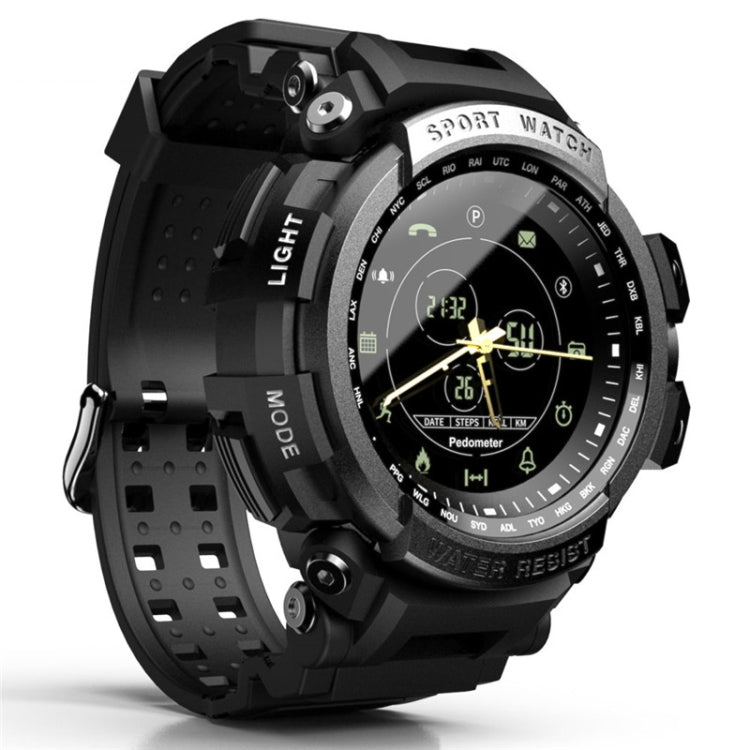 Lokmat MK28 1.4 inch FSTN Screen IP68 Waterproof Smart Watch, Support Information Reminder / Remote Camera / Sport Record(Black) - Smart Watches by Lokmat | Online Shopping South Africa | PMC Jewellery | Buy Now Pay Later Mobicred