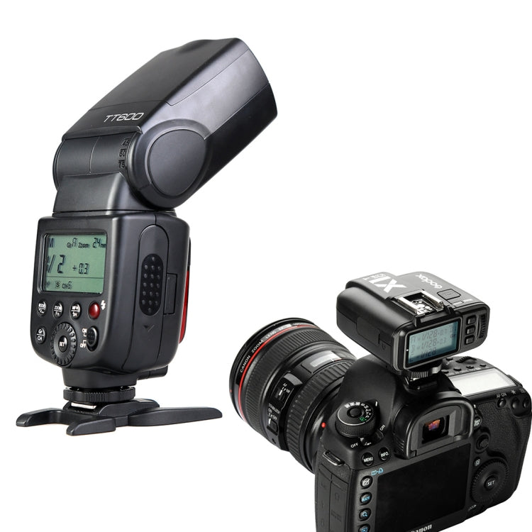 Godox TT600 2.4GHz Wireless 1/8000s HSS Flash Speedlite Camera Top Fill Light for Canon / Nikon DSLR Cameras(Black) - Shoe Mount Flashes by Godox | Online Shopping South Africa | PMC Jewellery | Buy Now Pay Later Mobicred