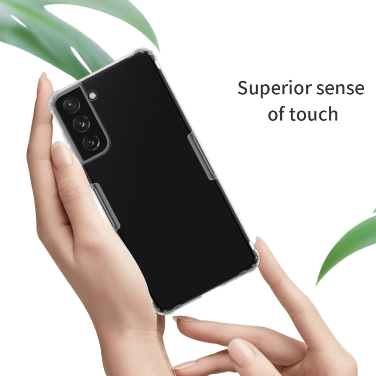 For Samsung Galaxy S21+ 5G NILLKIN Nature TPU Transparent Soft Protective Case(Grey) - Galaxy S21+ 5G Cases by NILLKIN | Online Shopping South Africa | PMC TechLife | Buy Now Pay Later Mobicred