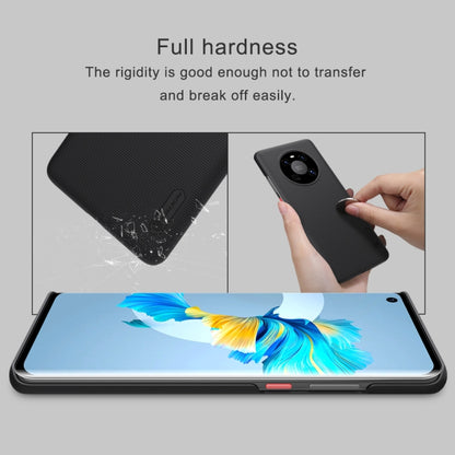 For Huawei Mate 40 NILLKIN Frosted Concave-convex Texture PC Protective Case(Black) - Huawei Cases by NILLKIN | Online Shopping South Africa | PMC Jewellery