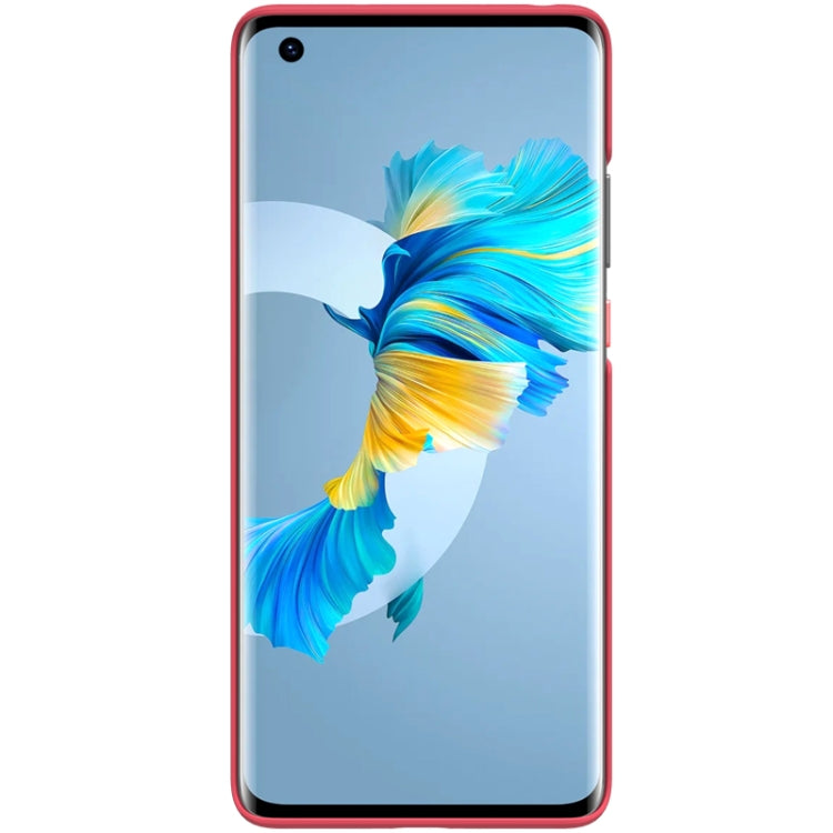 For Huawei Mate 40 NILLKIN Frosted Concave-convex Texture PC Protective Case(Red) - Huawei Cases by NILLKIN | Online Shopping South Africa | PMC Jewellery