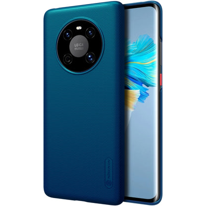 For Huawei Mate 40 NILLKIN Frosted Concave-convex Texture PC Protective Case(Peacock Blue) - Huawei Cases by NILLKIN | Online Shopping South Africa | PMC Jewellery