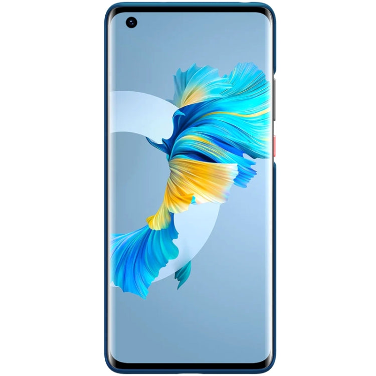 For Huawei Mate 40 NILLKIN Frosted Concave-convex Texture PC Protective Case(Peacock Blue) - Huawei Cases by NILLKIN | Online Shopping South Africa | PMC Jewellery