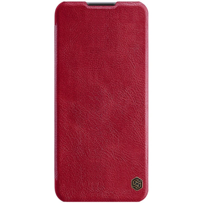 For OnePlus Nord N100 NILLKIN QIN Series Crazy Horse Texture Horizontal Flip Leather Case with Card Slot(Red) - OnePlus Cases by NILLKIN | Online Shopping South Africa | PMC Jewellery