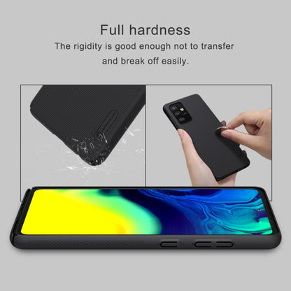 For Samsung Galaxy A52 5G NILLKIN Frosted Concave-convex Texture PC Protective Case(Black) - Galaxy Phone Cases by NILLKIN | Online Shopping South Africa | PMC Jewellery