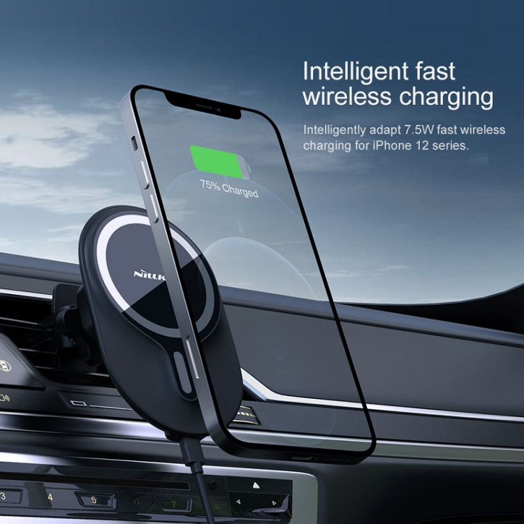 NILLKIN MagRoad Magnetic Car Holder with Wireless Charging - Wireless Charger Holders by NILLKIN | Online Shopping South Africa | PMC Jewellery